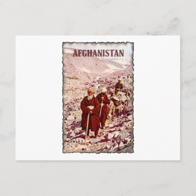 Vintage Afghanistan Postcard (Front)