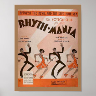 vintage african-american jazz club poster