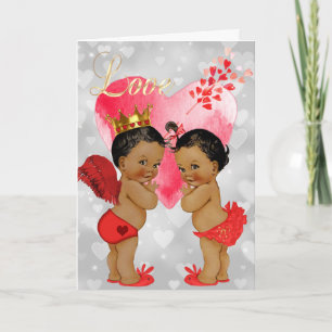 Vintage African American Valentine's Day Card