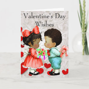 Vintage African American Valentine's Day Card