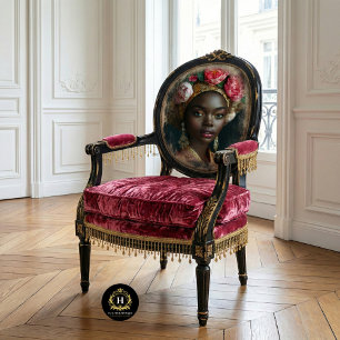 Vintage African American Woman Decoupage  Tissue Paper