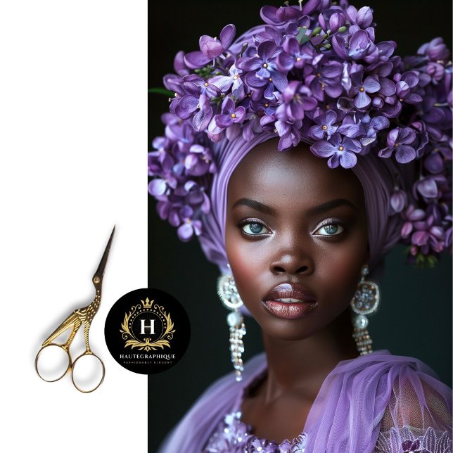 Vintage African American Woman Decoupage  Tissue Paper (Creator Uploaded)