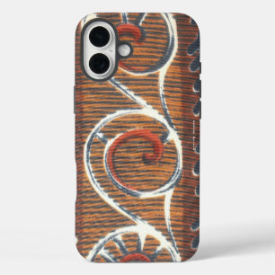 Vintage African Motif Art Print iPhone 16 Plus Case