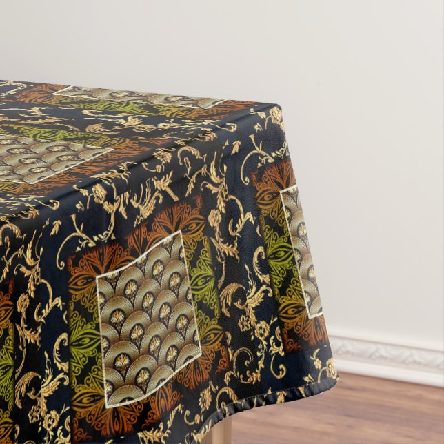 Vintage African Royalty Tablecloth (In Situ)