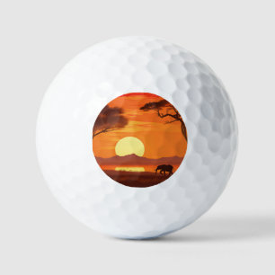 Vintage African Safari Golf Balls