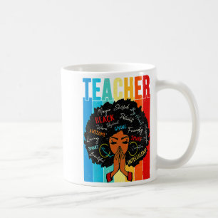 Vintage Afro Black History Month African American Coffee Mug