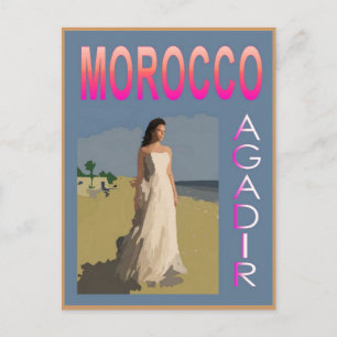 Vintage Agadir Postcard