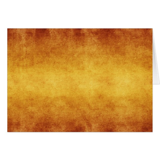 Vintage Aged Amber Burnt Umber Parchment Paper (Front Horizontal)
