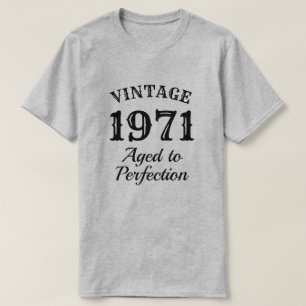 Vintage Aged to perfection men's 50th Birthday T-Shirt