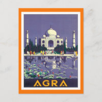 Vintage Agra Taj Mahal India