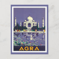 Vintage Agra Taj Mahal India