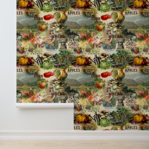 Vintage Agriculture Wallpaper