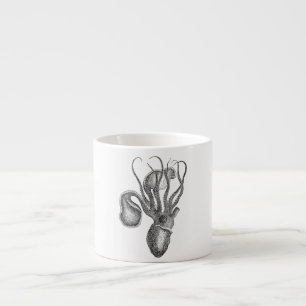 Vintage Agronaut Squid Octopus - Aquatic Template Espresso Cup
