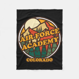 Vintage Air Force Academy Fleece Blanket