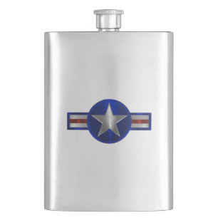 Vintage Air Force Veteran Keepsake Hip Flask