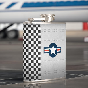 Vintage Aircraft Airplane Retro Livery Aviation Hip Flask