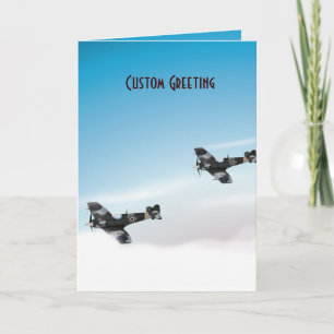 Vintage Aircraft Card