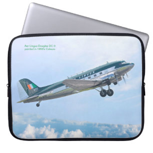 Vintage Aircraft for Neoprene Laptop Sleeve