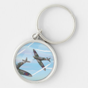 Vintage Aircraft Key Ring