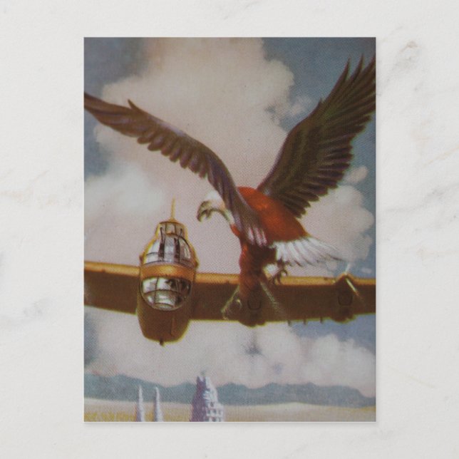 Vintage Aircraft Postcard (Front)