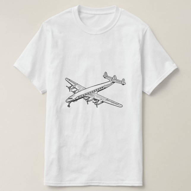 Vintage Airliner T-Shirt (Design Front)