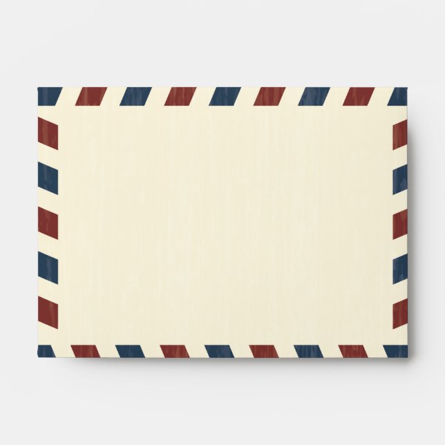 Vintage Airmail A6 Envelope (Front)