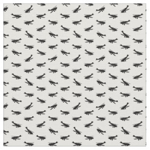 Vintage Airplanes Aviation Art CUSTOM COLOR Fabric