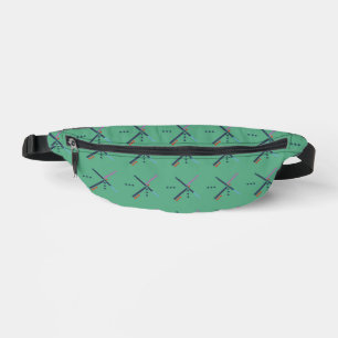 Vintage Airport Carpet Pattern Fanny Pack