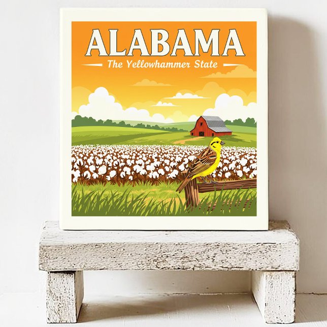 Vintage Alabama Ceramic Tile (Creator Uploaded)
