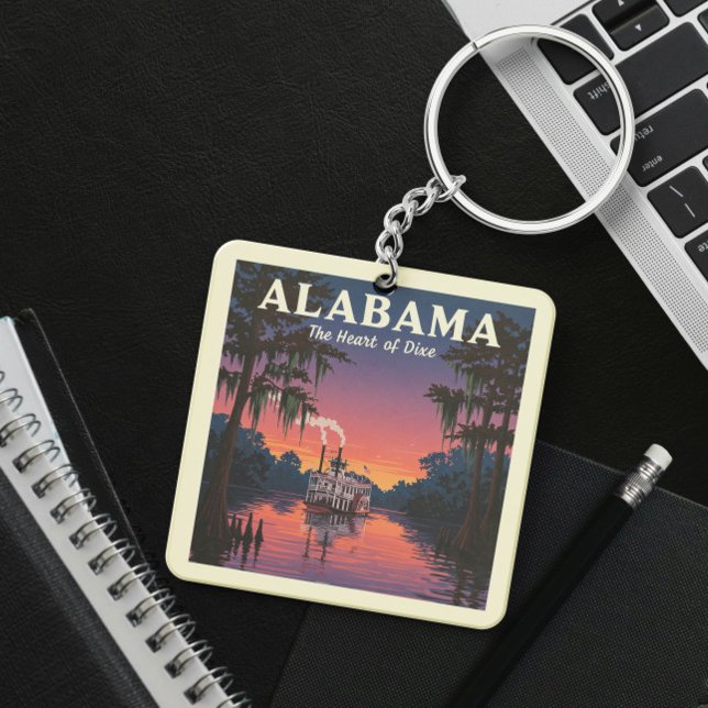 Vintage Alabama Key Ring (Creator Uploaded)