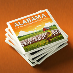Vintage Alabama Magnet