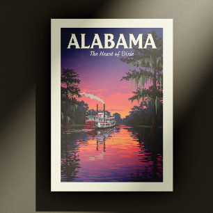 Vintage Alabama Postcard
