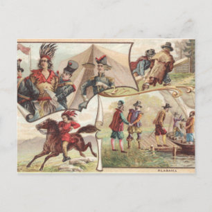 Vintage Alabama  Postcard