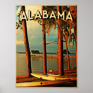 Vintage Alabama Poster