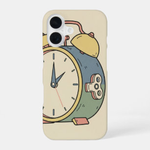 Vintage Alarm Clock iPhone 16 Case