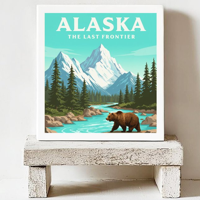 Vintage Alaska Ceramic Tile (Creator Uploaded)