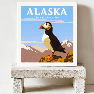 Vintage Alaska Ceramic Tile