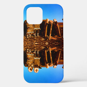 Vintage Alaska Fur clad eskimo arctic sod igloo iPhone 12 Case
