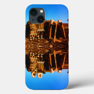 Vintage Alaska Fur clad eskimo arctic sod igloo iPhone 13 Case