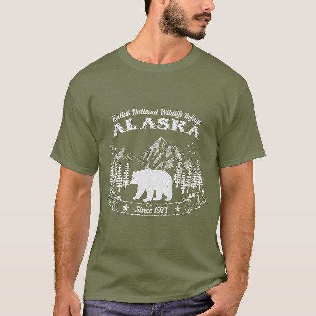 Vintage Alaska Kodiak Bear T-Shirt (Front)