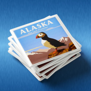 Vintage Alaska Magnet