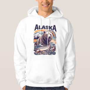 Vintage Alaska Nature Hoodie