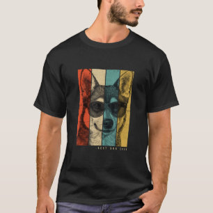Vintage Alaskan Klee Kai Dog Mum Dad Kids Men Wome T-Shirt
