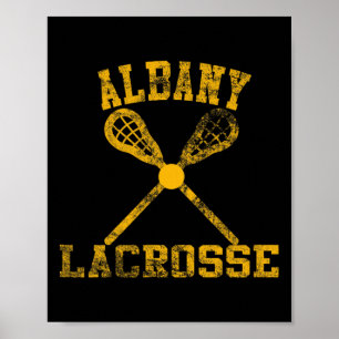Vintage Albany Lacrosse Poster