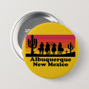 Vintage Albuquerque New Mexico 7.5 Cm Round Badge