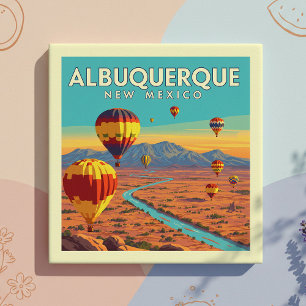 Vintage Albuquerque New Mexico Ceramic Tile
