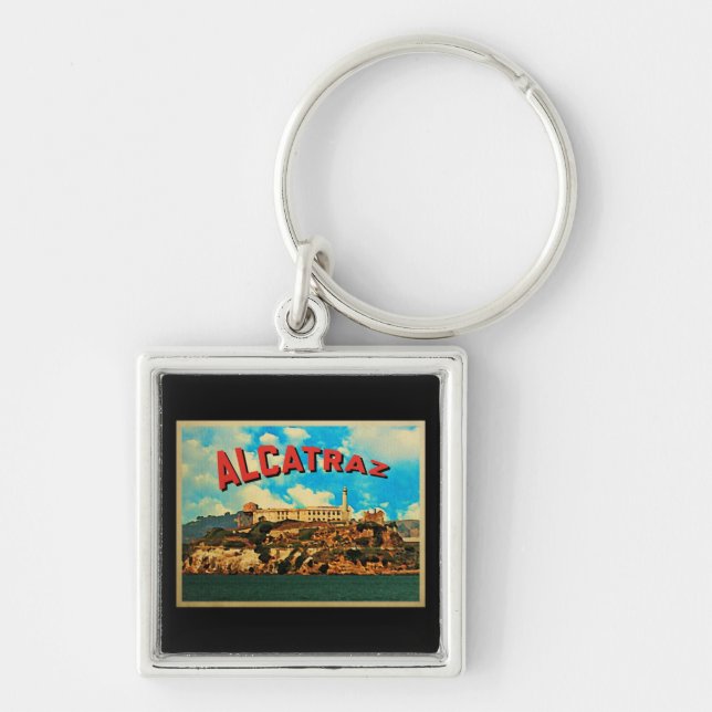 Vintage Alcatraz Island Key Ring (Front)