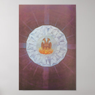 Vintage Alchemical Illustration Poster
