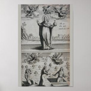 Vintage Alchemical Illustration Poster