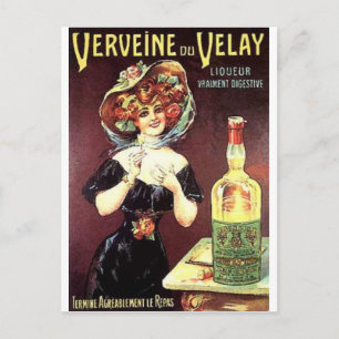 Vintage Alcohol Ads Prints Postcard
